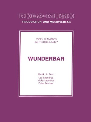 cover image of Wunderbar